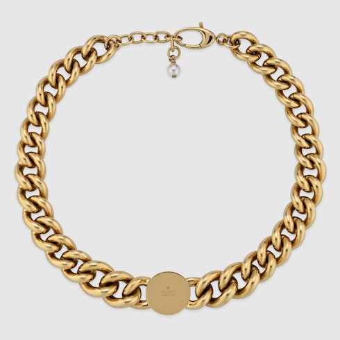 Gucci Blondie chain necklace Detail 4