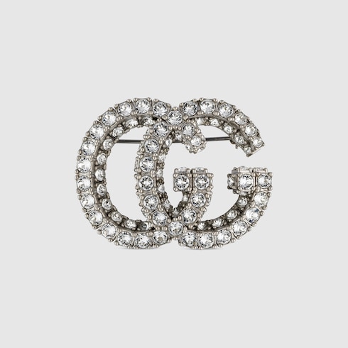 GG Marmont crystal brooch Detail 2