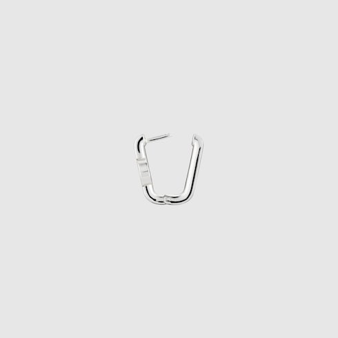 Gucci Interlocking系列环形耳环
