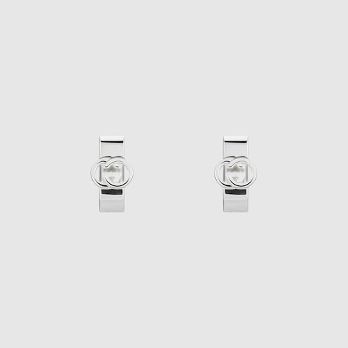 Orecchini a cerchio Gucci Interlocking