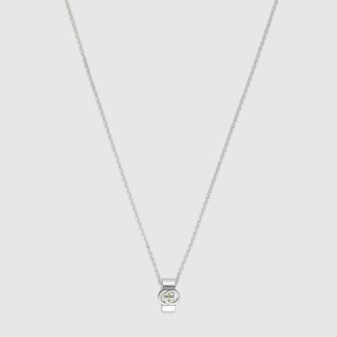 Collier à pendentif Gucci Interlocking