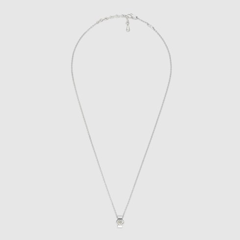 Collier à pendentif Gucci Interlocking