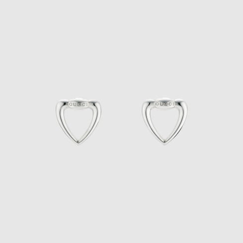 Gucci Heart stud earrings Detail 2