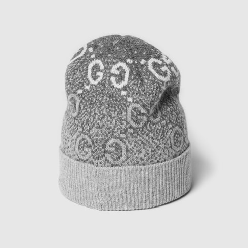 Cappello bambino in jacquard di lana GG