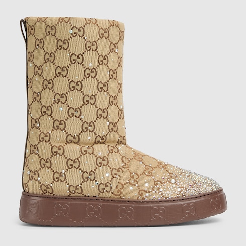 Gucci rhinestone boots on sale