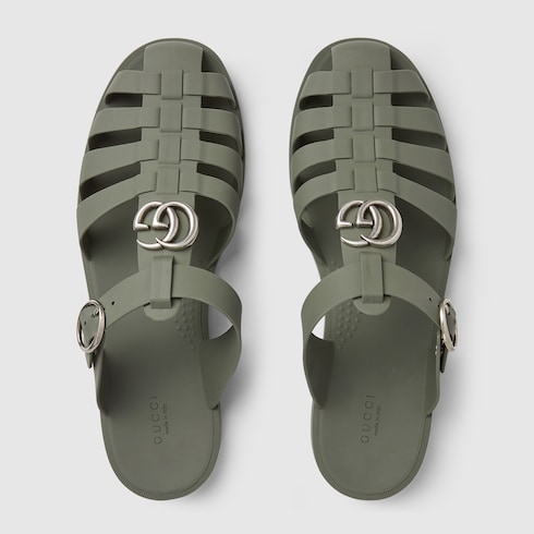 Men's sandal with Double G Detail 5