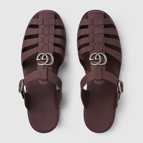 Sandales avec Double G pour homme