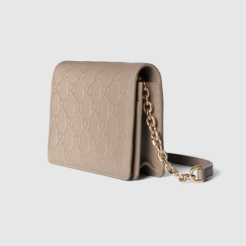 Cartera GG Emblem con cadena