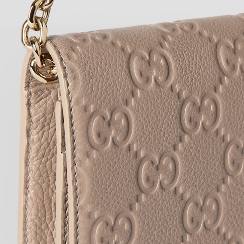 Cartera GG Emblem con cadena