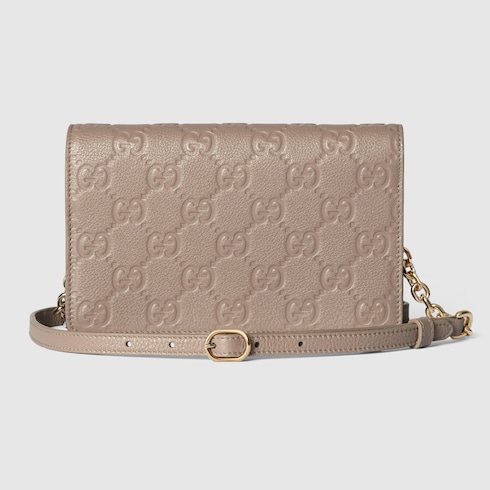Cartera GG Emblem con cadena