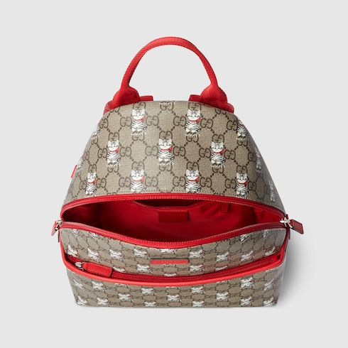 Sac à dos pour enfant en tissu GG à imprimé