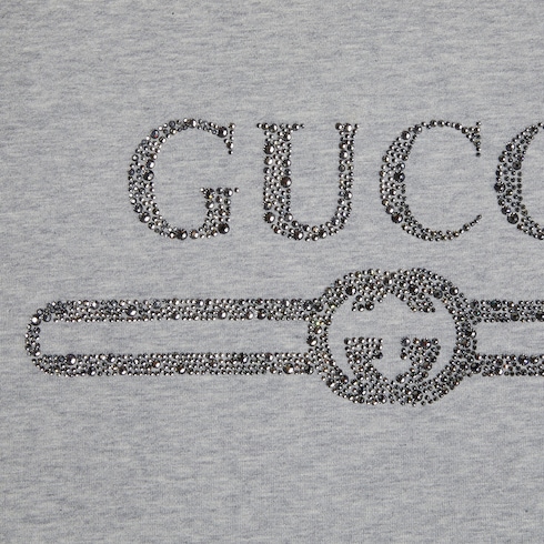 Embroidered jersey hooded sweatshirt Detail 7