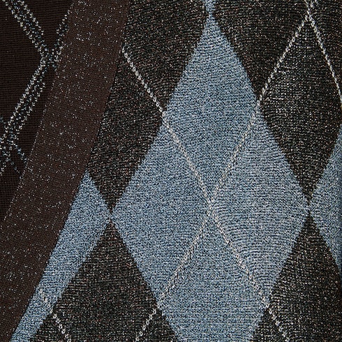 Lamé and wool cardigan Detail 7