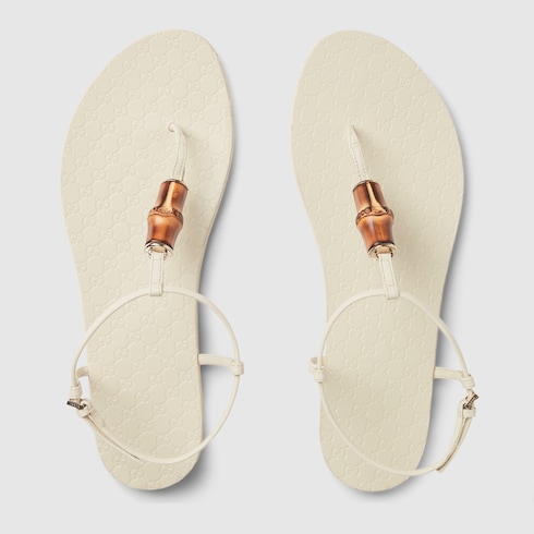 Women's thong sandal with Bamboo Detail 5