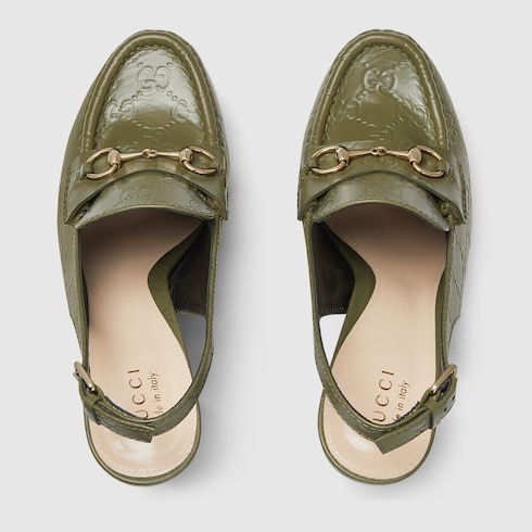 Women's Horsebit platform loafer slingback Detail 5