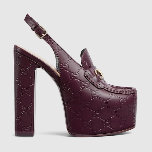 Women's Horsebit platform loafer slingback Detail 2