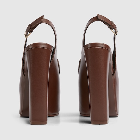 Women's Horsebit platform loafer slingback