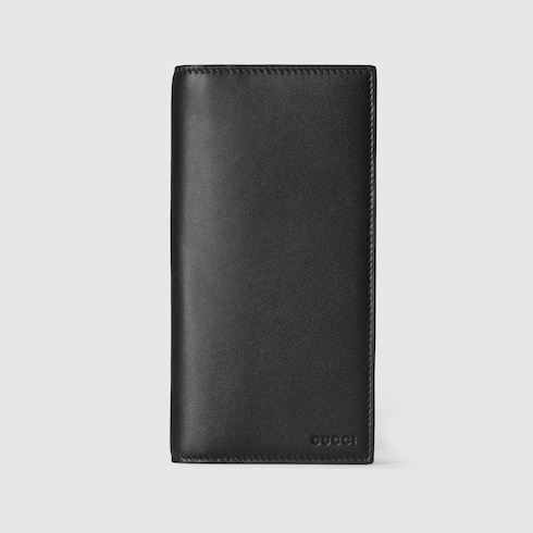 GG Emblem long wallet with GG fabric