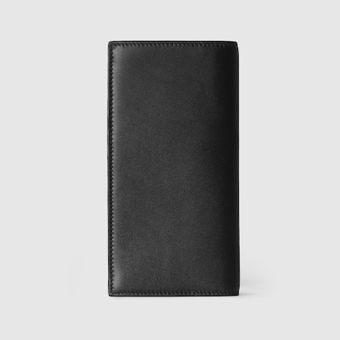 GG Emblem long wallet with GG fabric
