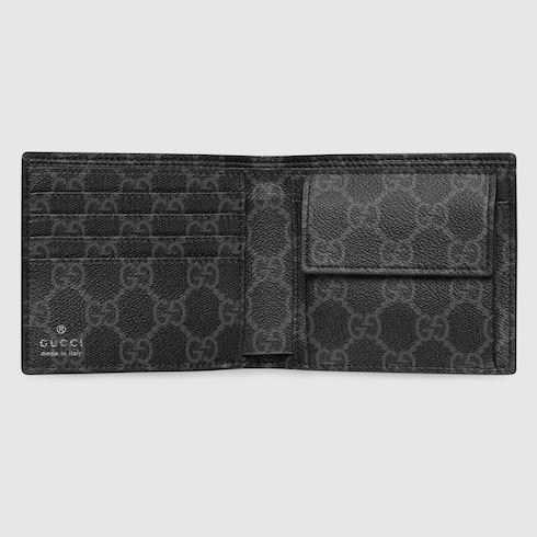 GUCCI グレー レザー 二つ折り財布 GUCCI グッチ 二つ折り財布 レディース スクリプト ミニ