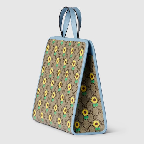 Children's printed GG tote bag