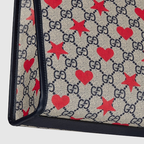 Borsa shopping bambino in tessuto GG stampato