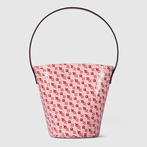 Children's printed bucket bag