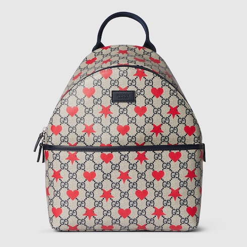 Children's printed GG backpack