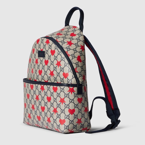 Sac à dos pour enfant en tissu GG à imprimé