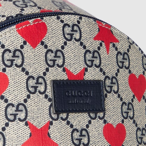 Sac à dos pour enfant en tissu GG à imprimé
