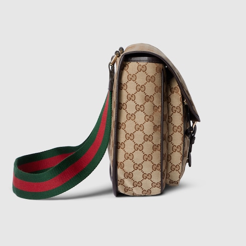 Children's GG canvas messenger bag