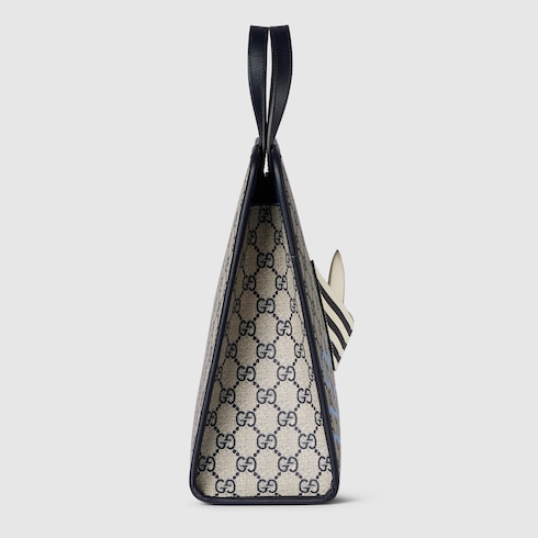 Borsa shopping bambino in tessuto GG stampato
