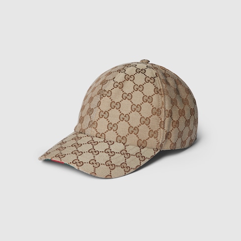 「大人気 新入荷 新品」に該当するファッション通販 canvas GG baseball US GUCCI® | brown dark and camel in hat 帽子