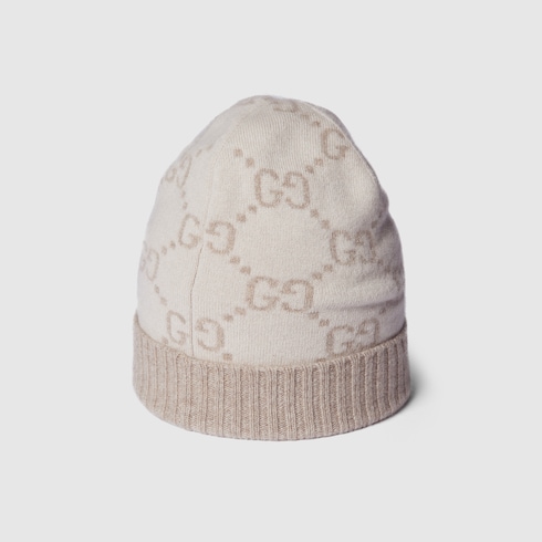 GG cashmere jacquard hat Detail 5