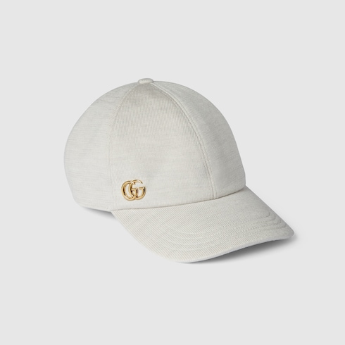 Wool baseball hat with Double G Detail 4