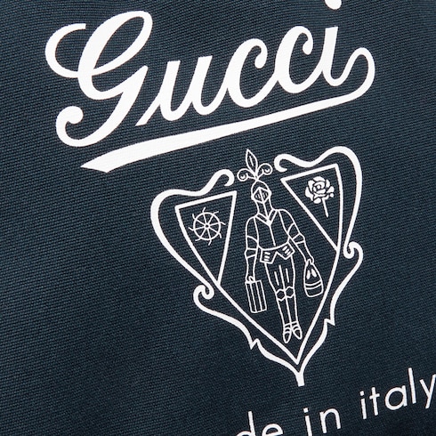 Maxi-Rucksack aus Canvas mit Print