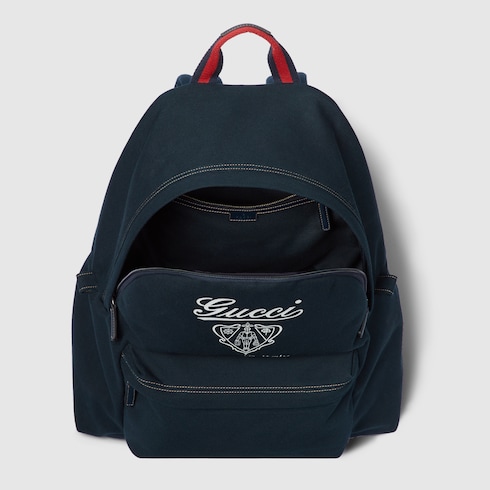 Mochila de lona estampada tamaño maxi