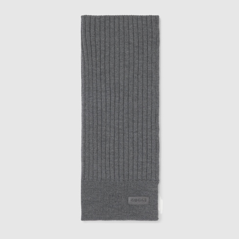 Écharpe en maille de laine