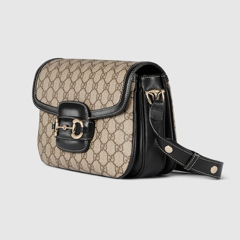 在庫処分セール Gucci and beige in bag shoulder small Soft 1955 Horsebit バッグ