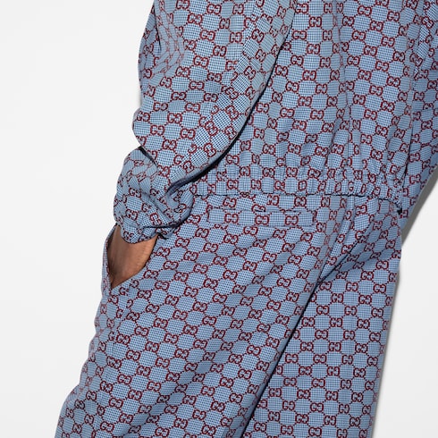 GG pied-de-poule wool leisure pants