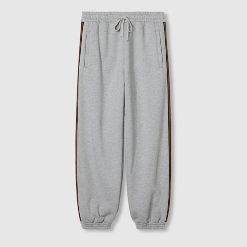 GUCCI Cotton Jersey Jogging Pant Size XL Grey Ready to wear