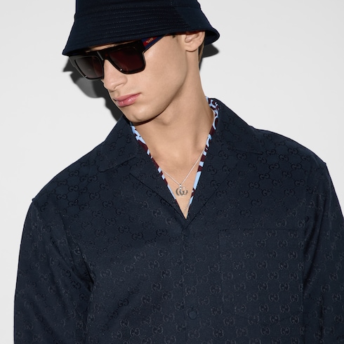 Camicia in tessuto GG