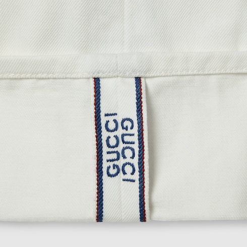 Tapered fit denim pants
