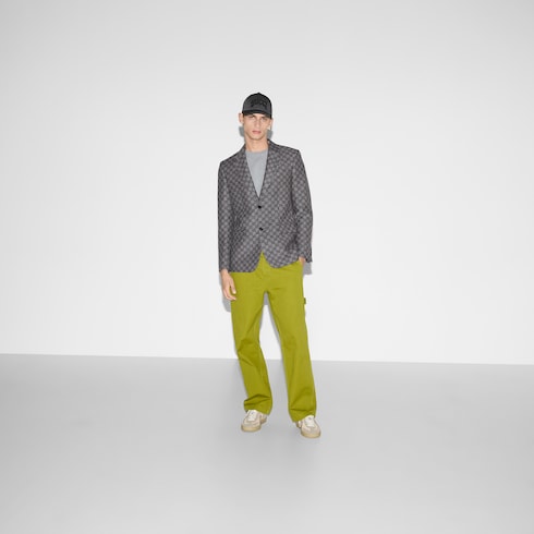 Veste en flanelle de laine GG