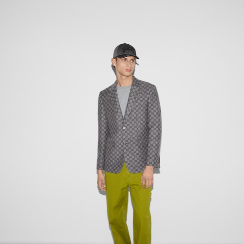 Veste en flanelle de laine GG