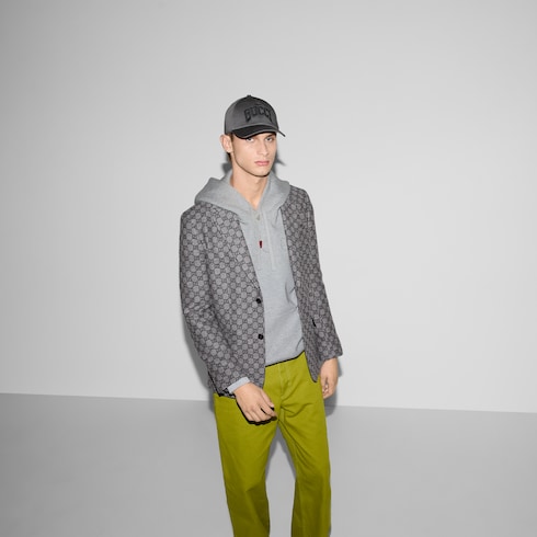 Veste en flanelle de laine GG