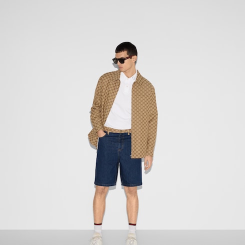 Polo in cotone stampato