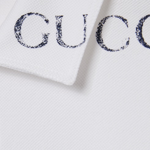 Polo de algodón con estampado