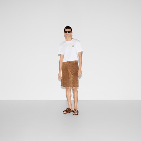 GG suede shorts