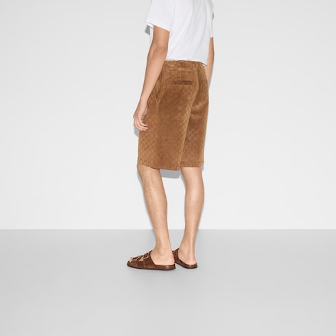 GG suede shorts Detail 4